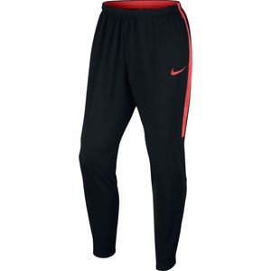 black and orange nike dri-fit pants